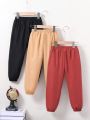 SHEIN Kids EVRYDAY Toddler Boys' Casual Multiple Piece Trousers