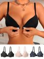 3pcs/Set Women's Underwire Bra