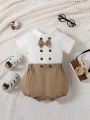 Baby Boy Bow Front Shirt & Shorts