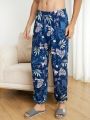 Men's Plant Printed Lounge Pants