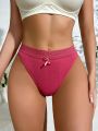 Valentine's Seamless Lace Thongs