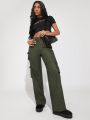 Wild Coco Berry Women's Cargo Trousers