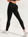 Yoga Basic Women'S High Waist Tummy Control Butt Lifting Yoga Sweatpants