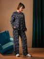 HARRY POTTER X SHEIN Plus Allover Print PJ Set