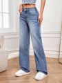 SHEIN Tall Women's Jeans Straight Leg Loose