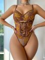 Classic Sexy Women's Sexy Underwire Bodysuit Lingerie