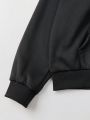 Women's Zipper Front & Back Printed Fleece Hoodie With Pockets