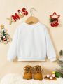 Baby Boy Christmas Print Sweatshirt