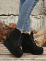 Women's Wedge Heel Platform Boots