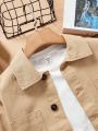Tween Boys Casual Vintage Denim Overshirt Jacket