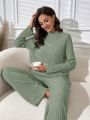 Women's Solid Color Homewear Set