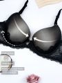 Women'S Lace Patchwork Bra With Steel Rim