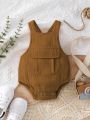 Baby Pocket Front Overall Bodysuit