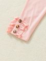 Baby Girl 5pcs Frill Trim Leggings