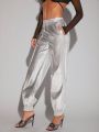 Minami Metallic Carrot Pants