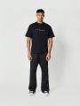 SUMWON Flare Fit Jogger With Side Snaps