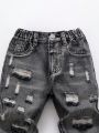 Toddler Boys' Distressed Denim Jeans