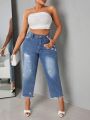 Plus Size Women'S Ripped Jeans