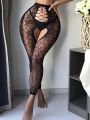 Fishnet Cutout Tights Without Panty