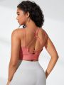 Crisscross Back Sports Bra