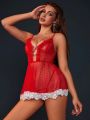 Pure Desire Women'S Sexy Dress With Thong ( Valentine'S Day Version)