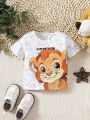 Baby Boys' Cartoon Printed Short Sleeve T-Shirt