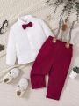 Baby Boy'S Spring Autumn Gentleman Outfit 2pcs/Set