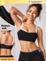 GLOWMODE FeatherFit™ Multi-Strap Sports Bra Light Support Low Impact Yoga