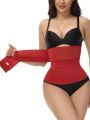 1pc Solid Color Magic Tape Waist Trainer