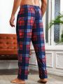 Men's Plaid Home Wear Pants