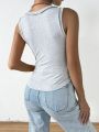 Solid Color Slim Fit Tank Top