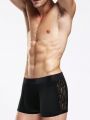 Men's Lace Patchwork Boxer Briefs