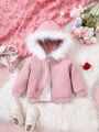 Baby Patchwork Collar Zipper Jacket