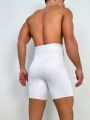 Men'S High-Elastic & High-Waisted Compression Shorts