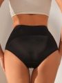 1pc Hook-Eye High Waist Shapewear Triangle Panties