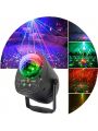 1pc Dj Disco Ball Light With Sound Control Led Stage Light, Remote Control Party Strobe Light For Birthday Gift Bar Club Christmas Halloween Wedding Home Decoration