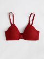 Ribbed Knot Detail Bra