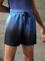 Big Boys' Gradient Drawstring-Waist Shorts