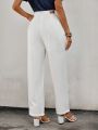 SHEIN Frenchy Women's Pocketed Long Pants