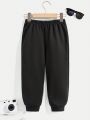 Young Boys' Casual Simple Letter Printed Sweatpants