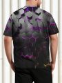 Manfinity LEGND Men'S Plus Size 3d Printed Short Sleeve T-Shirt