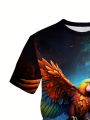 Men's Eagle Print Short Sleeve T-Shirt