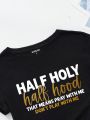 Slogan Graphic Tee