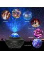 1pc Star Projector Galaxy Night Light Projector, with Remote Control Music Speaker, Multiple Colors Dynamic Projections Star Night Light Projector for Kids Adults Bedroom, Space Lights For Bedroom Decor Aesthetic,Birthday,Party.