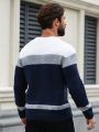 Men'S Color-Blocking Sweater