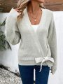 Women's Wrap Knotted Cardigan