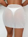 SHEIN Swim Vcay 2pcs Women's Swimwear Bottoms With Drawstring