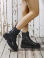 Autumn/winter Fashionable Simple Style Street Casual Women's Short Boots With Thick Soles
