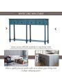 Console Table Sofa Table with Storage for Entryway with Drawers and Shelf