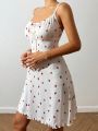 Women's Strawberry Printed Cami Sleep Dress